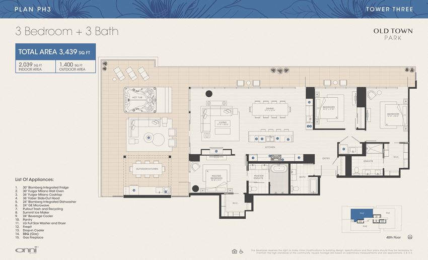 Plan PH3 - Tower THREE